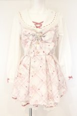 画像1: LIZ LISA / Sewing Bear柄セットアップ 0 ピンク O-26-09-21-013-LO-OP-OW-OS (1)