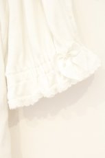 画像3: BABY,THE STARS SHINE BRIGHT / スクエアヨークのリボンいっぱいプルオーバー  シロ O-26-09-21-019-BA-TO-IG-OS (3)