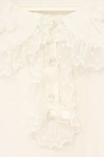 画像2: Angelic Pretty / ふわふわリボン半袖カットソー  シロ O-26-09-21-020-AP-TO-IG-OS (2)