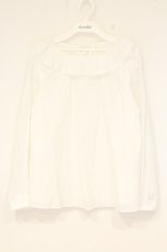 画像1: Franche Lippee / フリルカラープルブラウス  シロ O-26-09-21-021-LO-BL-IG-OS (1)