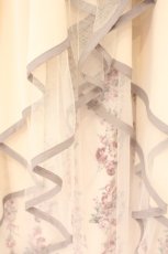 画像4: axes femme POETIQUE / リボン花柄バックフリルスカート  アイボリー O-26-09-22-003-AX-SK-IG-OS (4)