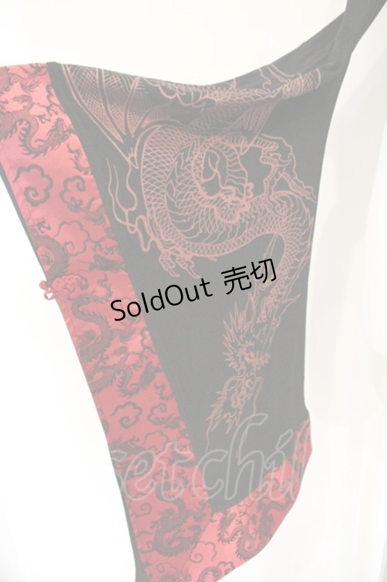画像3: Qutie Frash / アームカーデ  ブラック×レッド O-26-09-22-033-QU-TO-OW-OS (3)