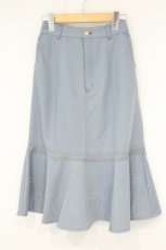 画像1: axes femme POETIQUE / 裾フレアタイトスカート M サックス O-26-09-22-004-AX-SK-IG-OS (1)