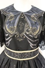 画像2: Royal Princess Alice / Skull Roses Butterfliesワンピース  クロ O-26-09-22-036-LO-OP-OW-OS (2)