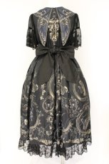 画像6: Royal Princess Alice / Skull Roses Butterfliesワンピース  クロ O-26-09-22-036-LO-OP-OW-OS (6)