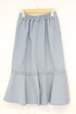画像3: axes femme POETIQUE / 裾フレアタイトスカート M サックス O-26-09-22-004-AX-SK-IG-OS (3)