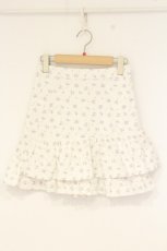 画像1: merry jenny / flowerアシメフリルスカート F シロ O-26-09-22-006-LO-SK-OW-OS (1)
