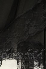 画像3: axes femme / VTG風サテンイレヘムスカート F クロ O-26-09-22-1003-AX-SK-IG-OS (3)