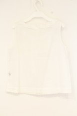 画像3: ILY a LONG TEMPS / カットワークレースノスリーブ  シロ O-26-09-22-1033-LO-BL-IG-OS (3)