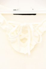 画像2: Nana LONG TEMPS / レースアップニット  シロ O-26-09-22-1034-LO-TO-IG-OS (2)