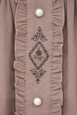 画像2: axes femme / フレームローズ刺繍スカート M ピンク O-26-09-22-1004-AX-SK-IG-OS (2)
