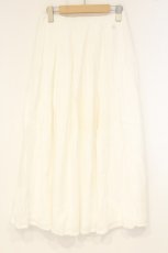画像1: Nana LONG TEMPS / ワッシャースカート 67 シロ O-26-09-22-1009-LO-SK-IG-OS (1)