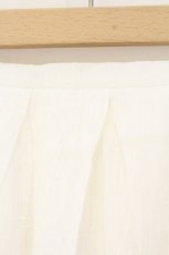 画像2: Nana LONG TEMPS / ワッシャースカート 67 シロ O-26-09-22-1009-LO-SK-IG-OS (2)