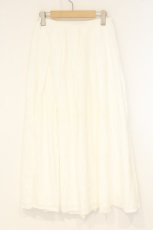画像3: Nana LONG TEMPS / ワッシャースカート 67 シロ O-26-09-22-1009-LO-SK-IG-OS (3)