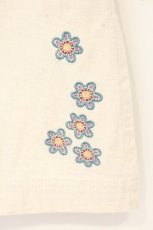 画像2: Nana LONG TEMPS / フラワー刺繍スカート  オフ O-26-09-22-1010-LO-SK-IG-OS (2)