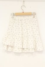 画像3: merry jenny / flowerアシメフリルスカート F シロ O-26-09-22-006-LO-SK-OW-OS (3)