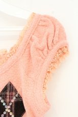 画像3: LIZ LISA / アーガイルノースリーブニット【旧タグ】  ピンク O-26-09-22-056-LO-TO-IG-OS (3)