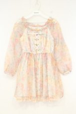 画像1: LIZ LISA / チューリップ花柄ワンピース  ピンク O-26-09-22-059-LO-OP-IG-OS (1)