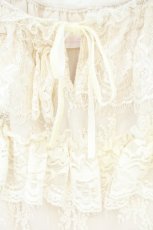 画像2: LIZ LISA / チュールレースオフショルトップス  アイボリー O-26-09-22-063-LO-SK-IG-OS (2)