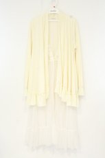 画像1: axes femme / ジレレイヤード風ロングカーデ M アイボリー O-26-09-22-075-AX-TO-IG-OS (1)