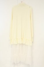 画像3: axes femme / ジレレイヤード風ロングカーデ M アイボリー O-26-09-22-075-AX-TO-IG-OS (3)
