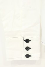 画像3: PEACE NOW / エンブレム刺繍ブラウス M ホワイト×ブラック O-26-09-22-078-PU-BL-OW-OS (3)