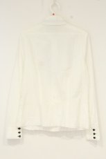 画像4: PEACE NOW / エンブレム刺繍ブラウス M ホワイト×ブラック O-26-09-22-078-PU-BL-OW-OS (4)