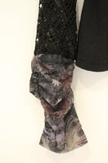 画像2: Qutie Frash / 和柄メッシュ切替プルオーバー  ブラック O-26-09-22-088-QU-TO-OW-OS (2)