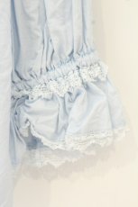 画像3: Perla nell' ostrica / コットンパフブラウス  サックス O-26-09-22-093-LO-BL-OW-OS (3)