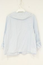 画像4: Perla nell' ostrica / コットンパフブラウス  サックス O-26-09-22-093-LO-BL-OW-OS (4)