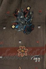 画像2: ILY a LONG TEMPS / キモウスカート  ブラウン O-26-09-22-100-LO-SK-IG-OS (2)
