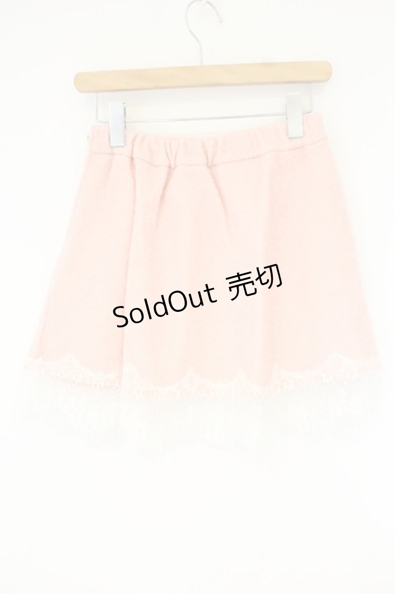 画像4: Swankiss / NF レースアップウールS/K スカート  ピンク O-26-09-22-001-LO-SK-IG-OS (4)