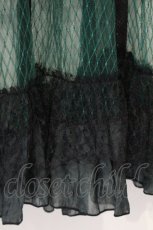 画像3: Qutie Frash / メッシュロングスカート  グリーン×ブラック O-26-09-22-017-QU-SK-OW-OS (3)