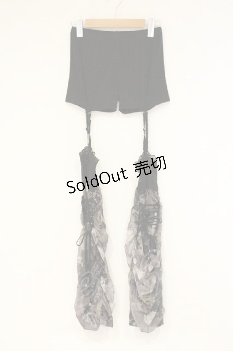画像1: Qutie Frash / レッグパンツ  ブラック O-26-09-22-025-QU-PA-OW-OS (1)