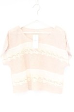 画像1: axes femme / ホルターキャミ付き半袖プルオーバー M ピンクベージュ O-26-09-23-004-AX-TO-OW-OS (1)