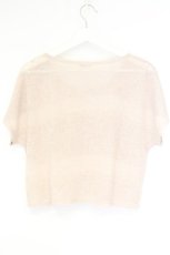 画像2: axes femme / ホルターキャミ付き半袖プルオーバー M ピンクベージュ O-26-09-23-004-AX-TO-OW-OS (2)