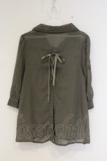 画像2: axes femme / 3wayスキッパーシャツ M カーキグリーン O-26-09-23-044-AX-TO-OW-OS (2)