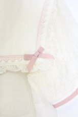 画像4: LIZ LISA / メッセージリボンセーラーブラウス  シロ×ピンク O-26-09-23-013-LO-BL-OW-OS (4)