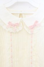 画像3: LIZ LISA / 襟リボンニット  アイボリー×ピンク O-26-09-23-016-LO-TO-OW-OS (3)
