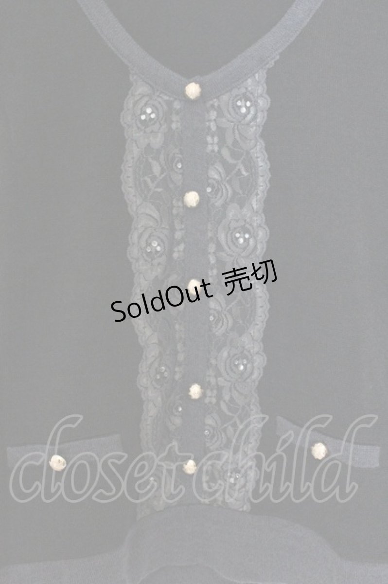 画像3: axes femme / カーディガン風プルオーバー M クロ O-26-09-23-025-AX-TO-OW-OS (3)