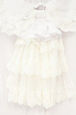 画像2: ATELIER PIERROT / ルイーズ ジャボタイ ブラウス  ホワイト O-26-09-24-028-EL-BL-IG-OS (2)