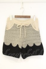 画像1: franche lippee black / ニットショートパンツ  ベージュ×クロ O-26-09-24-035-LO-PA-IG-OS (1)