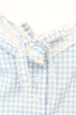 画像2: PINK HOUSE / レース使いキャミソールワンピース  サックス O-26-09-24-039-LO-OP-IG-OS (2)
