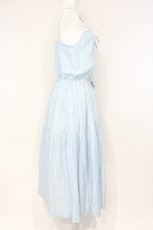 画像4: PINK HOUSE / レース使いキャミソールワンピース  サックス O-26-09-24-039-LO-OP-IG-OS (4)