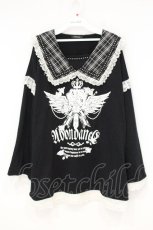 画像1: NOEMIE / スタッズバックスピンドルセーラーチュニック  クロ O-26-09-24-005-LO-OP-IG-OS (1)