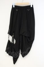 画像1: Drug Honey / ベルテッドカットスカート  ブラック O-26-09-24-058-PU-SK-IG-OS (1)