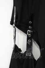 画像2: Drug Honey / ベルテッドカットスカート  ブラック O-26-09-24-058-PU-SK-IG-OS (2)
