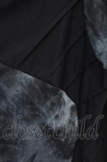 画像2: Drug Honey / ムラ染めプリントツギハギスカート  ブラック×グリーン系 O-26-09-24-062-PU-SK-IG-OS (2)
