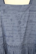 画像2: Jane Marple / ロゴエプロンドレス  ブルー O-26-09-24-006-JM-OP-IG-OS (2)
