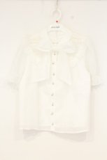 画像1: evelyn / デコルテレースブラウス  シロ O-26-09-24-068-LO-BL-OW-OS (1)